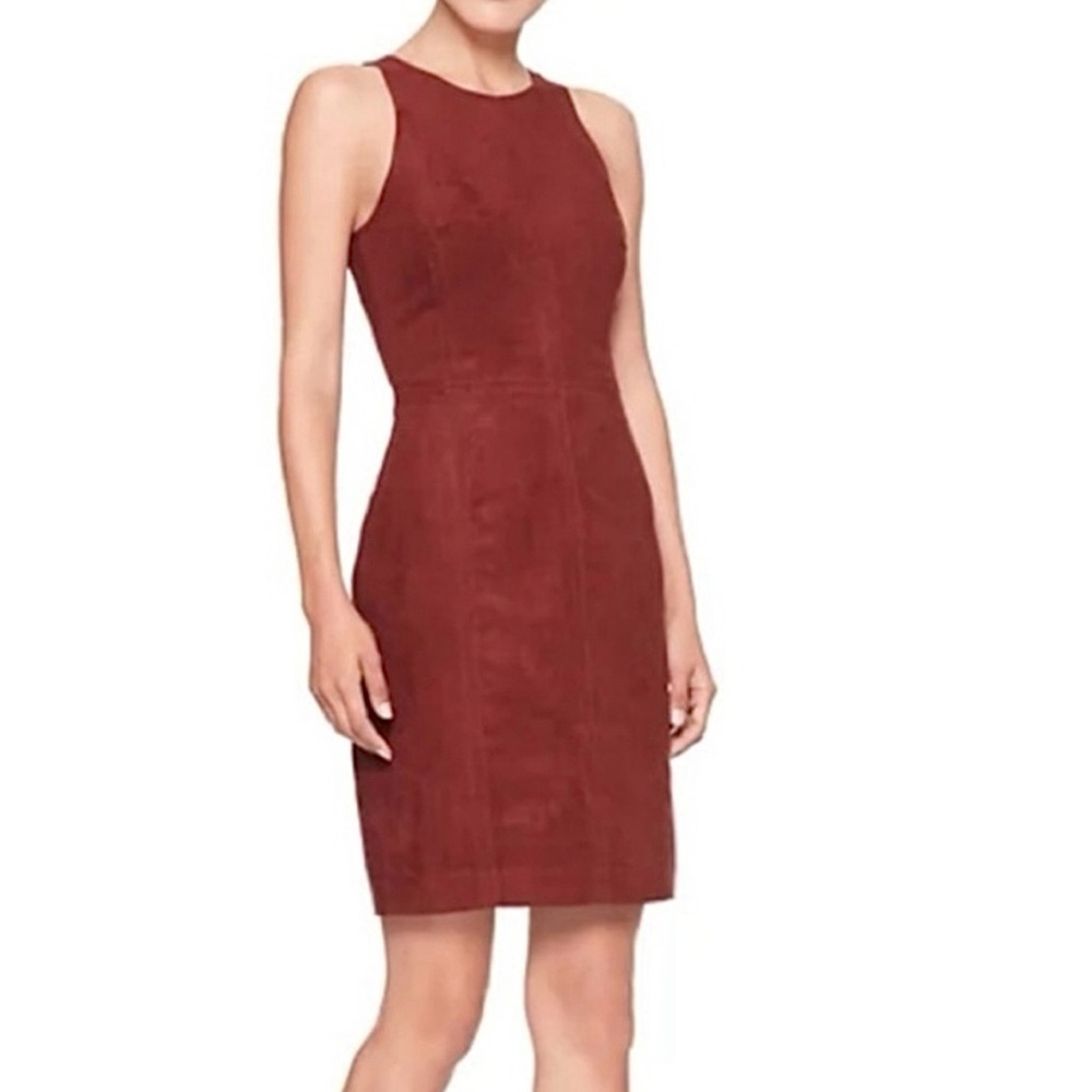 Banana Republic Vegan Suede Sheath Dress